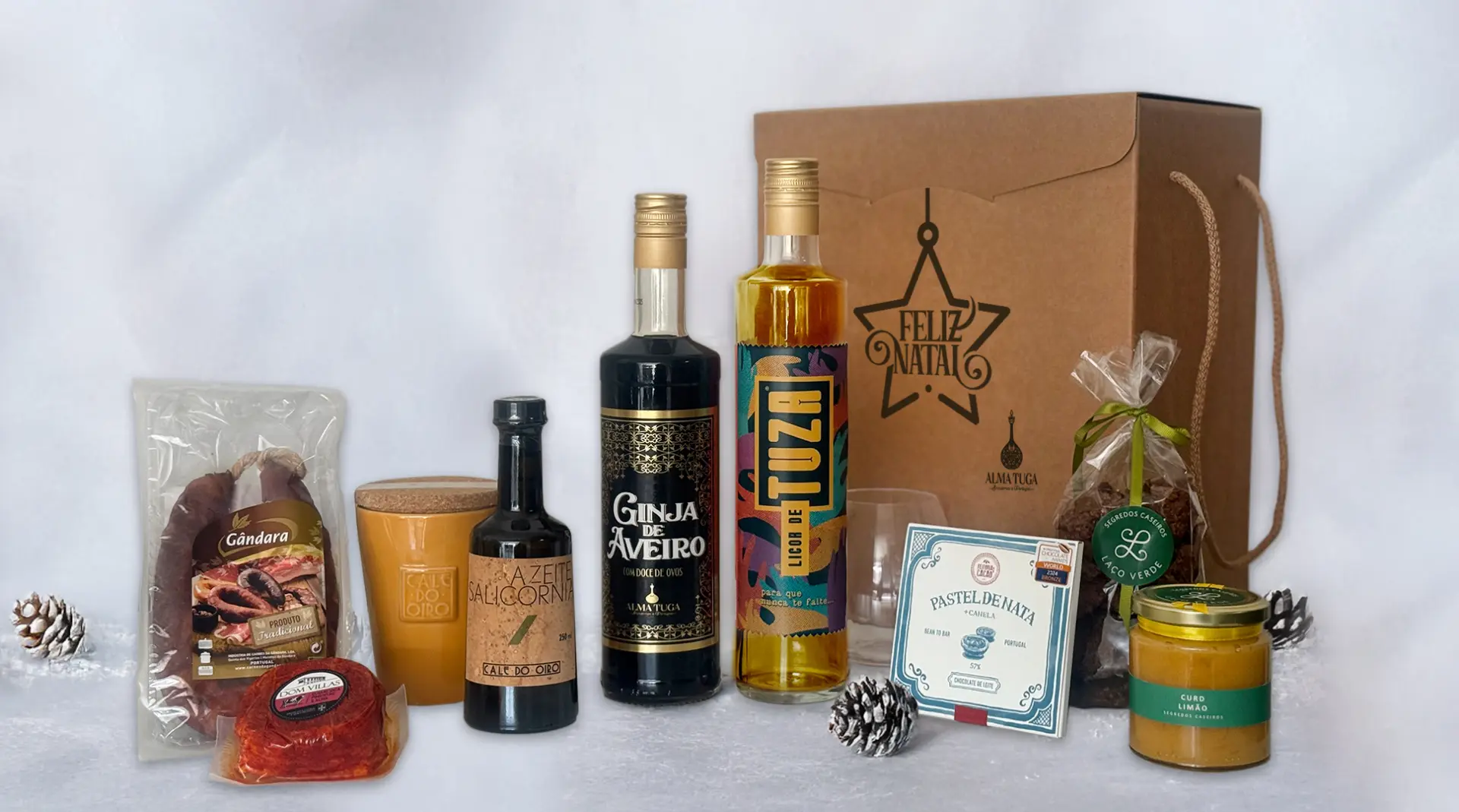 Cabaz de Natal Premium com Alma Tuga | TUZA